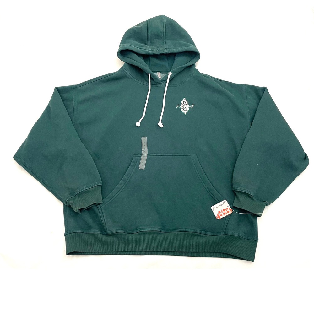 NEW Free People FP Movement Final Call Hoodie Womens Medium Evergreen Fleece